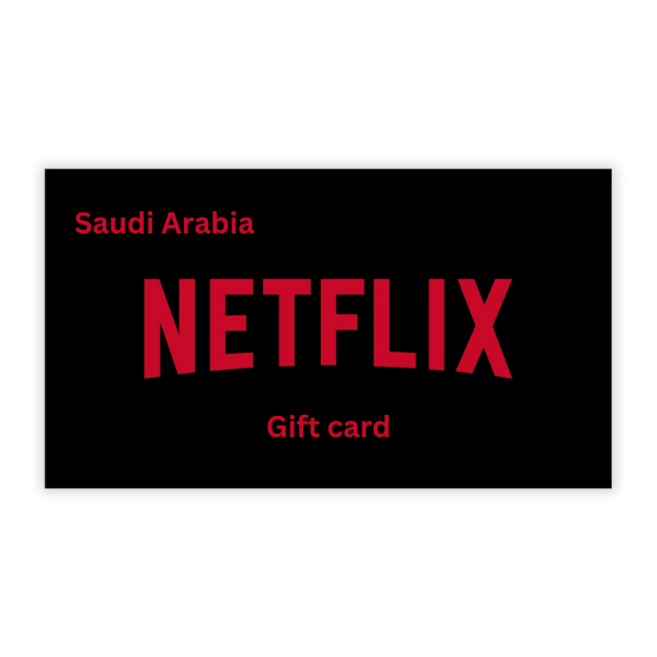 Buy Netflix Gift Card Saudi Arabia